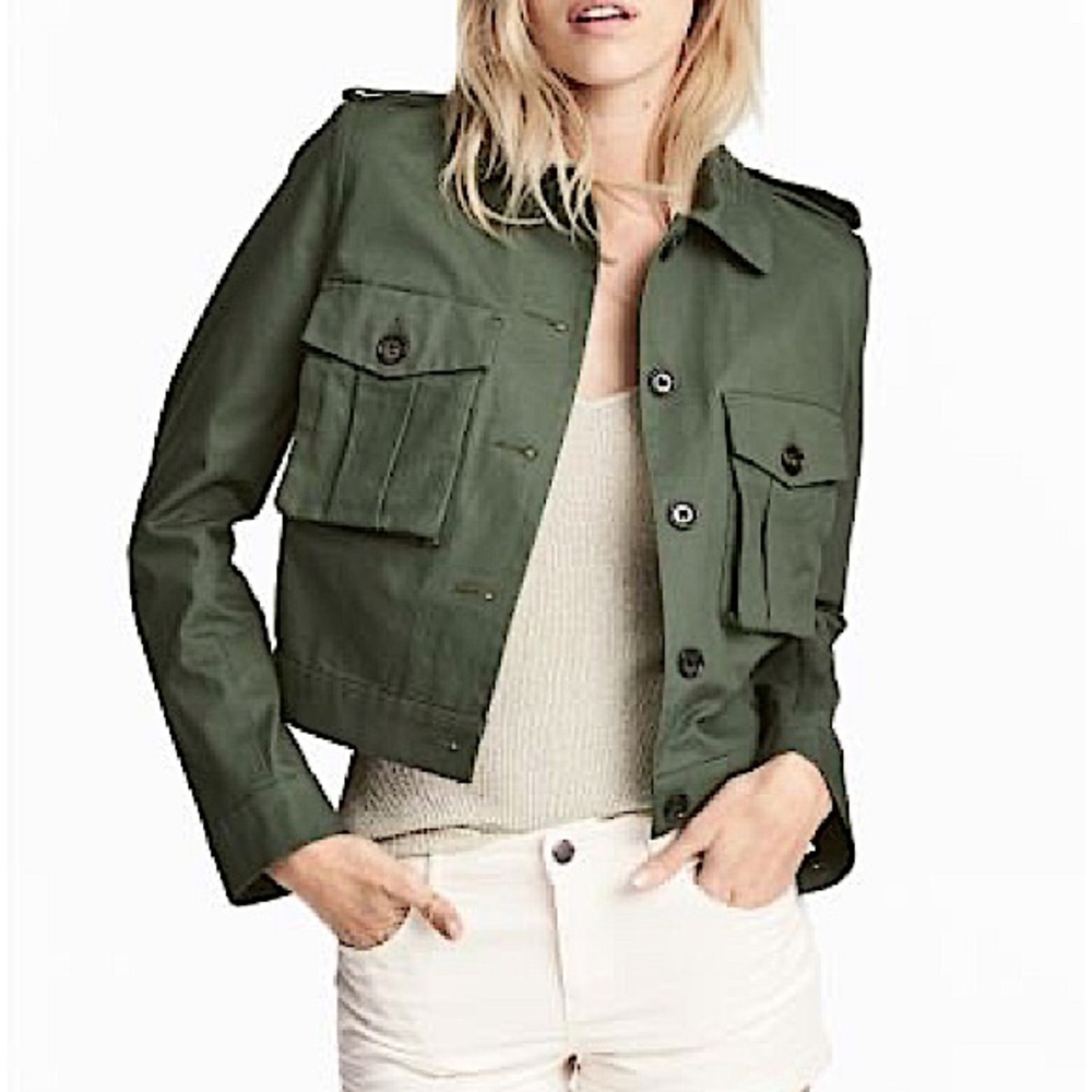 H&M | cropped cargo jacket